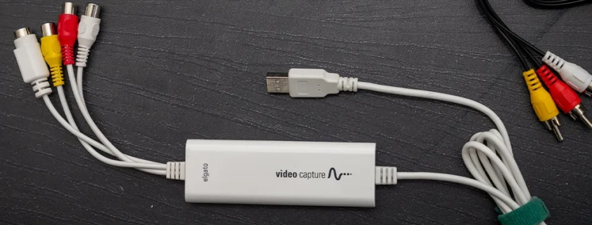 Video capture apparaat met kabels