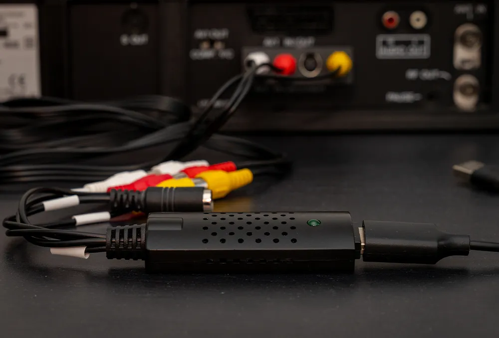 Magix USB video grabber met videokabels
